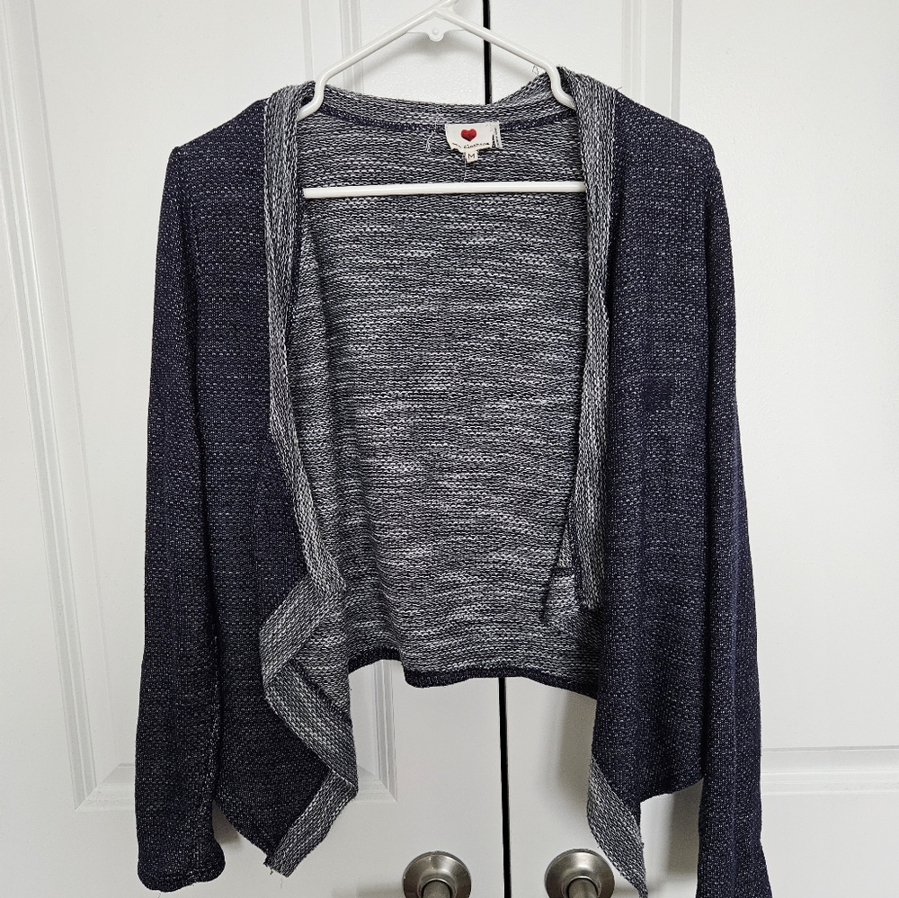 Blue and White Sweater
